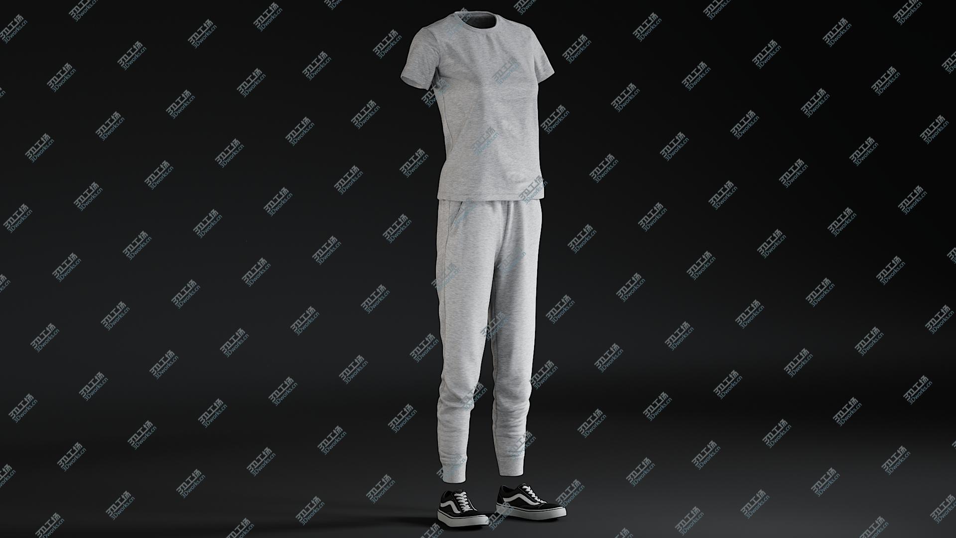 images/goods_img/20210319/3D model Women's Sport Pants Sneakers Tshirt 1/5.jpg